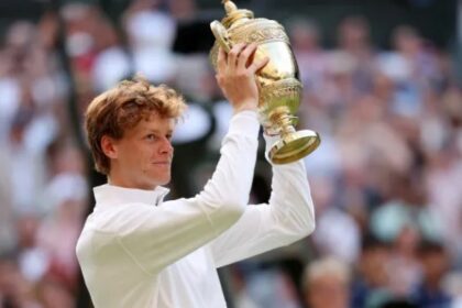 sinner after winning wimbledon